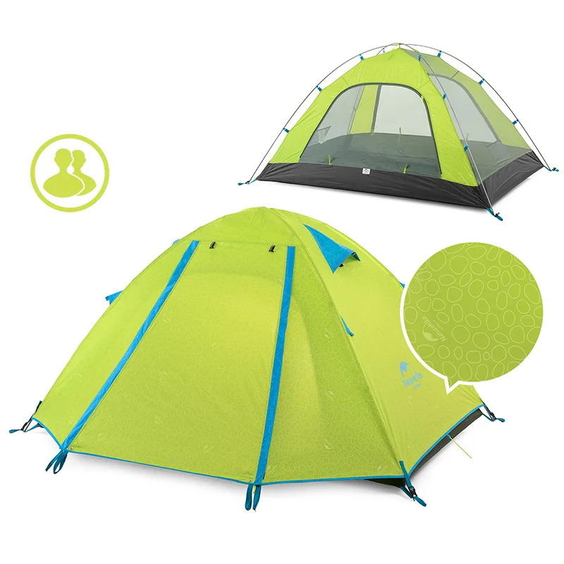 NatureHike P серии классика палатка 210 т ткань для 2 человек NH15Z003-P