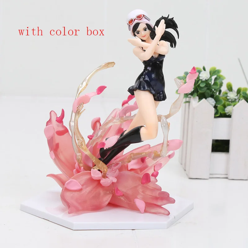 6801 Nico box 16 см цельная фигурка Nico Flower Ver. Фигурка Nami One piece Аниме Коллекционная модель игрушки - Цвет: 6801 Nico box