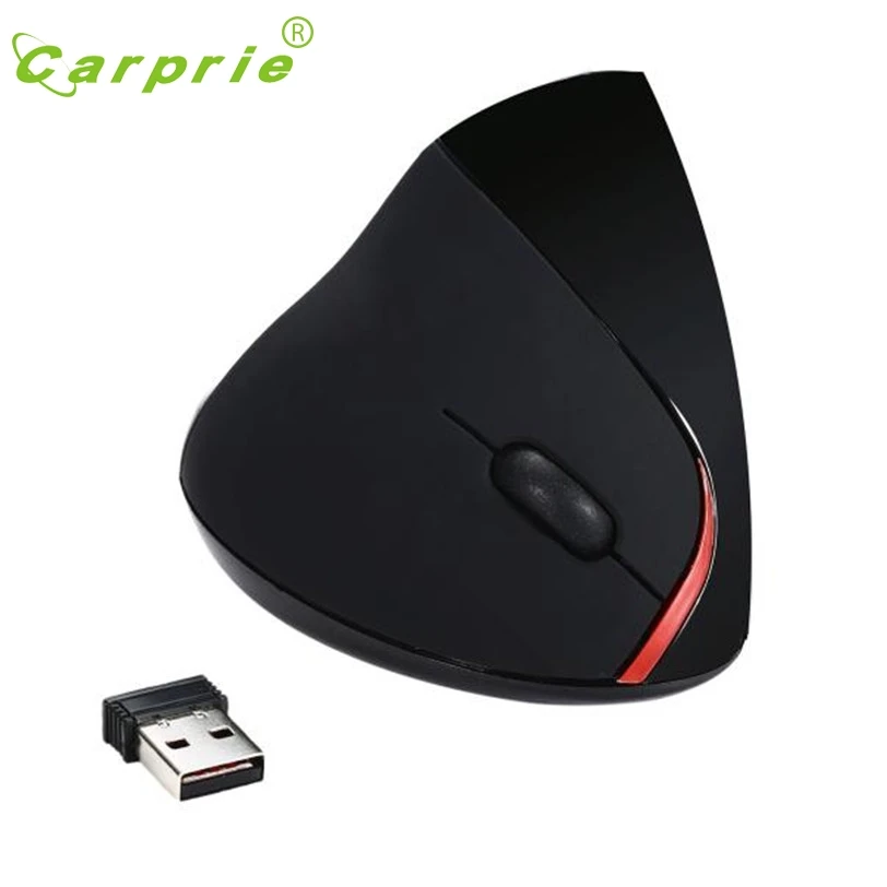 CARPRIE Вертикальная мышь 2,4 ГГц беспроводной эргономичный дизайн 2400 dpi USB мыши для ноутбука ПК 20J Прямая поставка