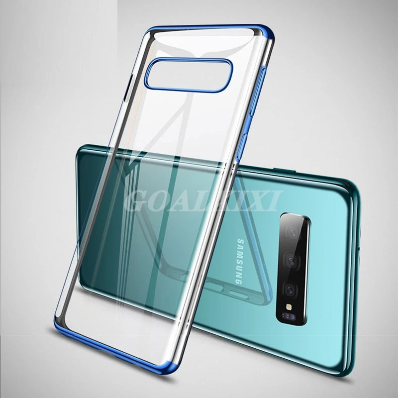 Роскошный силиконовый чехол для телефона samsung Galaxy S10 мягкий ТПУ ультра тонкий