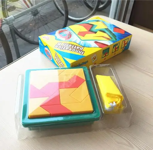Развивающая игрушка смешная Танграм пластиковые головоломки головоломка