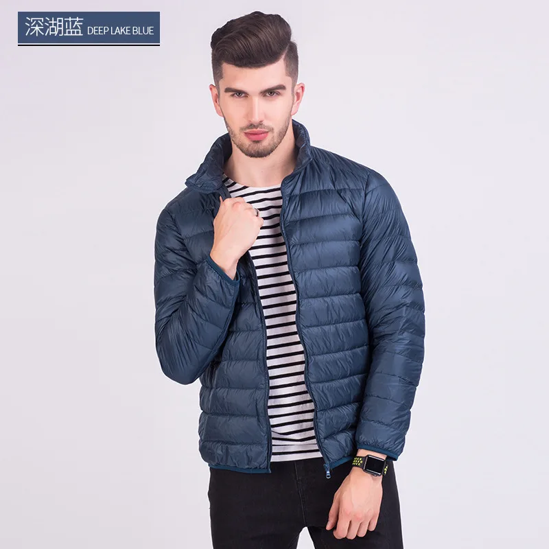 NewBang бренд 6XL 7XL плюс зимняя куртка мужская ультра легкая пуховая куртка мужская Большая размер ветрозащитная легкая портативная теплая куртка
