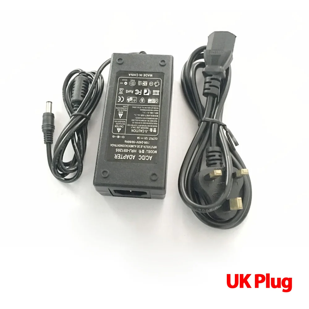 HKIXDISTE 12V 4A Мощность питания для светодиодной ленты EU/US/UK/AU адаптер AC110 220V DC12V