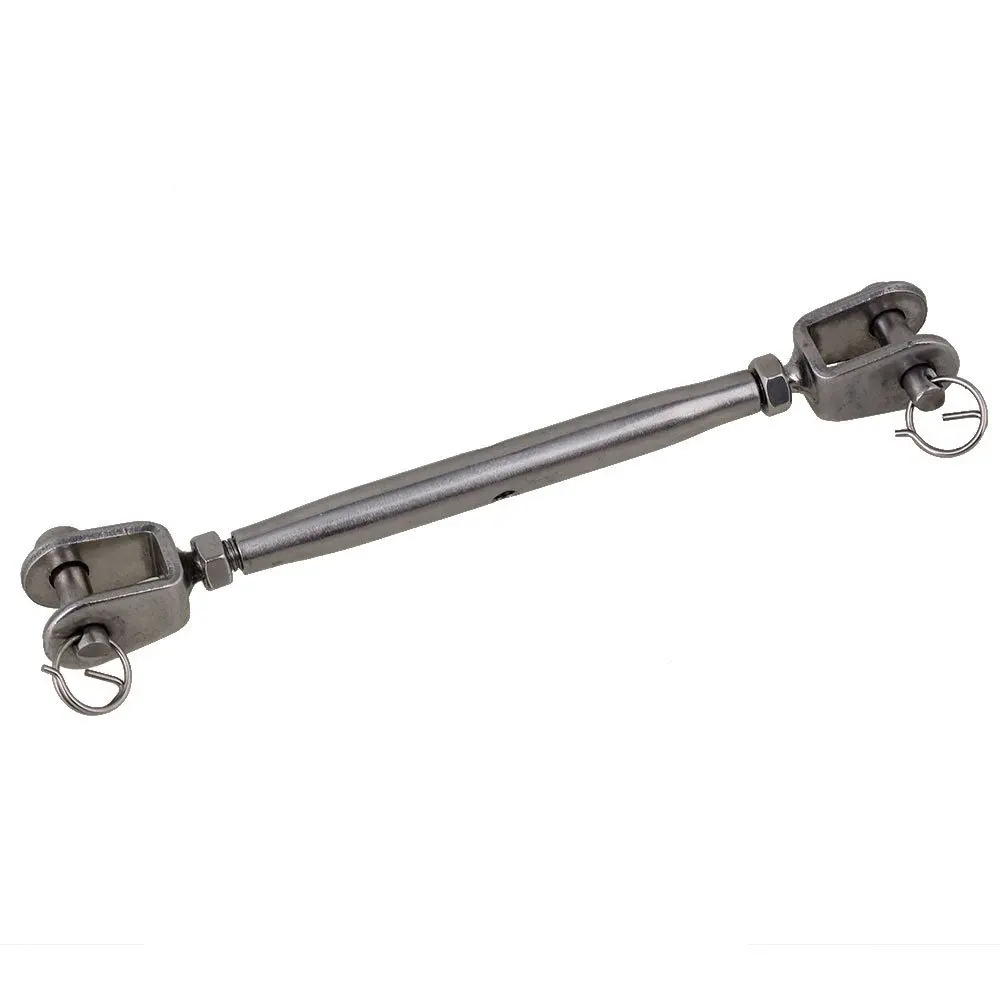 

304 Stainless Steel European Style Closed Body M5 Jaw Turnbuckle With Working Magnetic