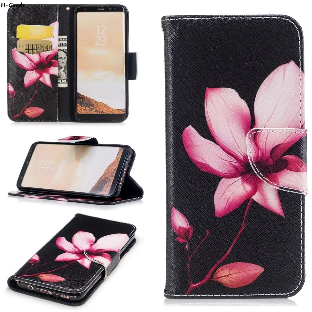 Flip leather case for fundas samsung galaxy S8 G950F SM-G950F G950U phone hoesjes coque S 8 covers cases | Мобильные телефоны и