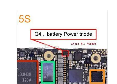 10 шт./лот зарядное устройство для iphone 5S Q4 с 9 контактами Логическая плата зарядки |