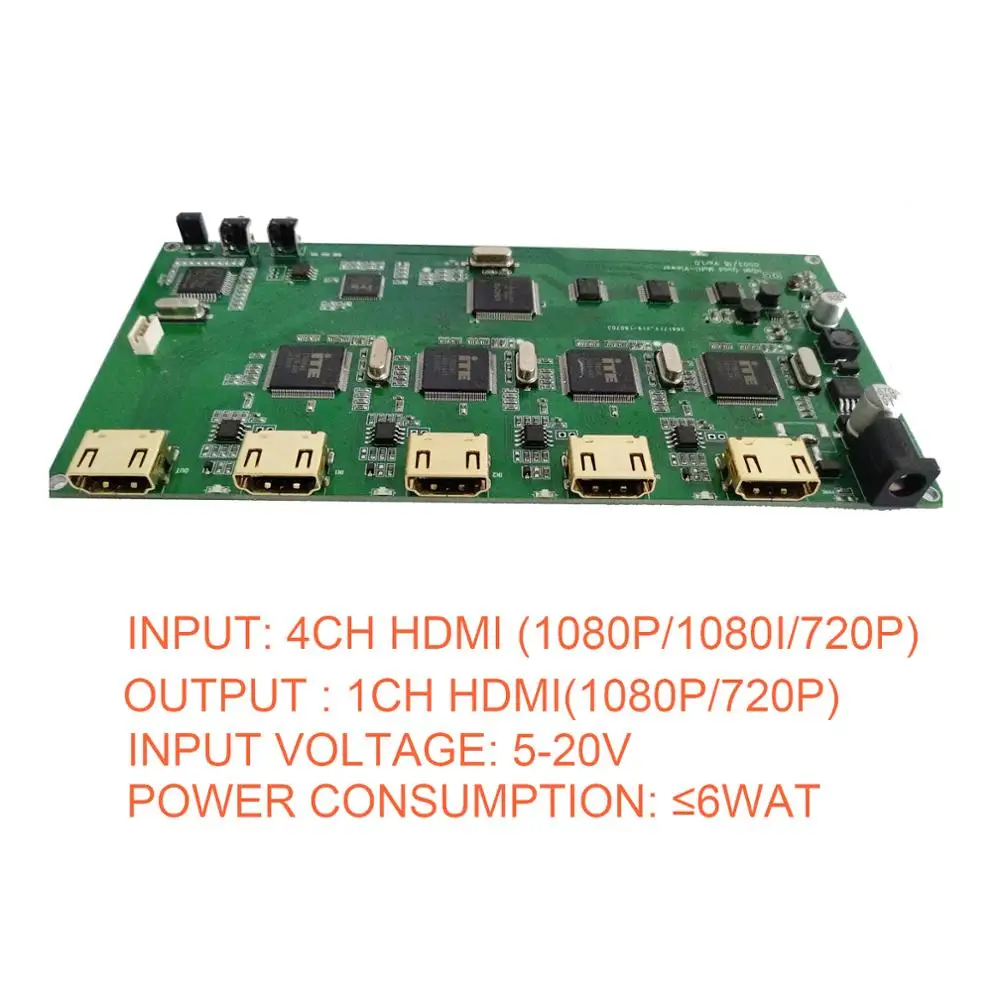 HD30 завод 4CH HDMI в 1CH видео несколько Сплит изображений конвертер 4 изображения
