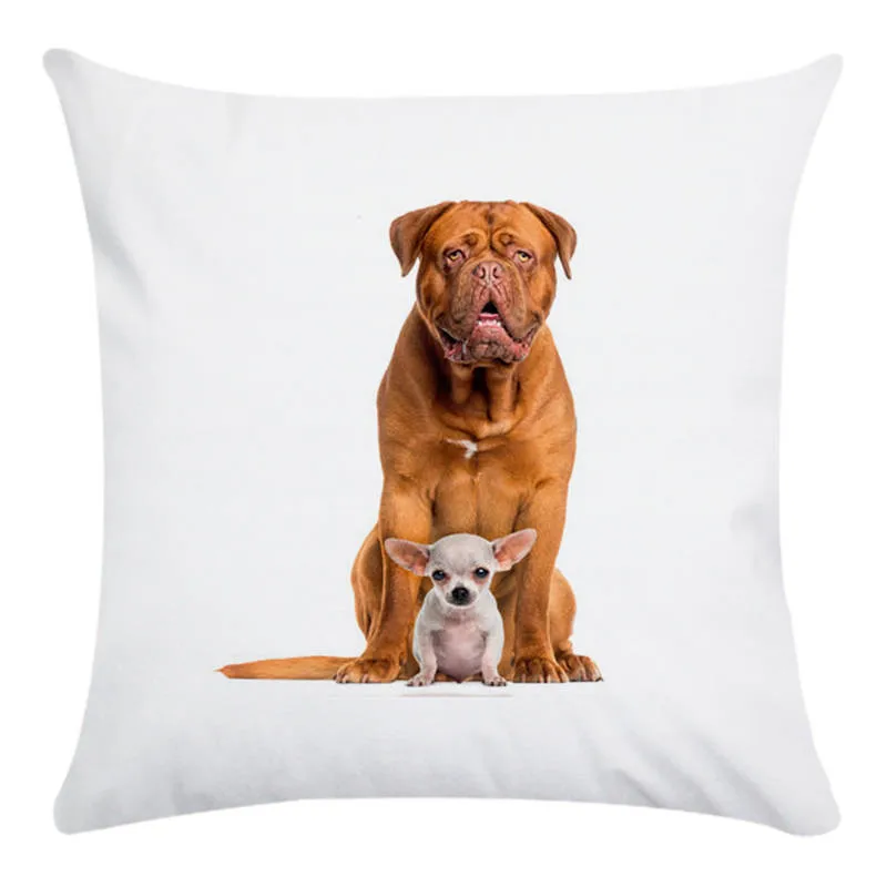 Пёс из мультфильма Cushio Квадратные наволочки для подушек Животные печатных