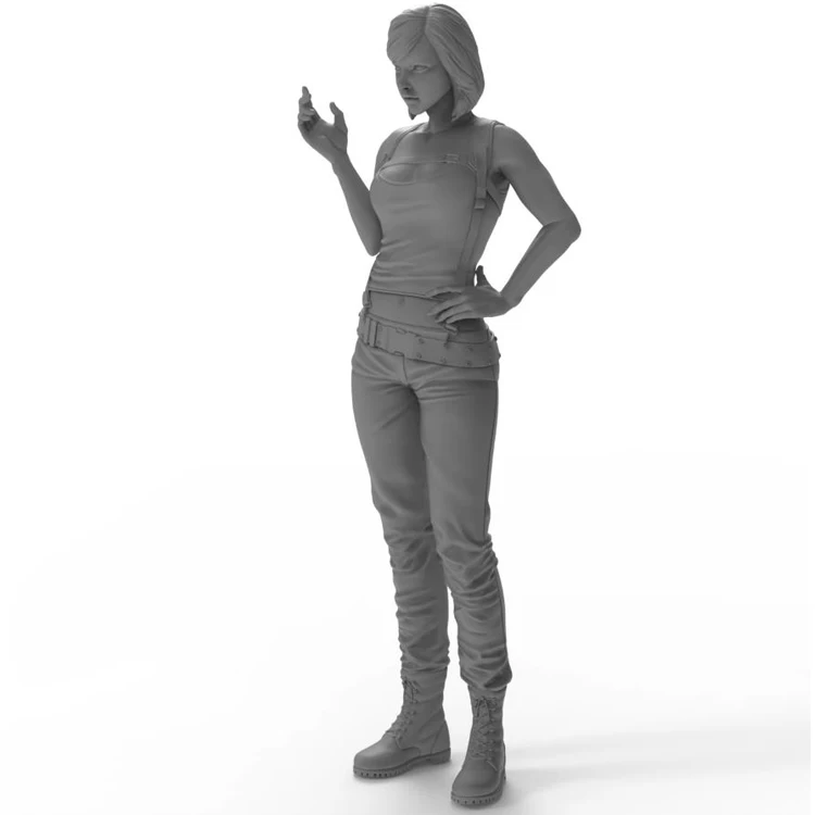 1/35 Felicia модель солдата из смолы фигурка GK несобранный и Неокрашенный комплект |