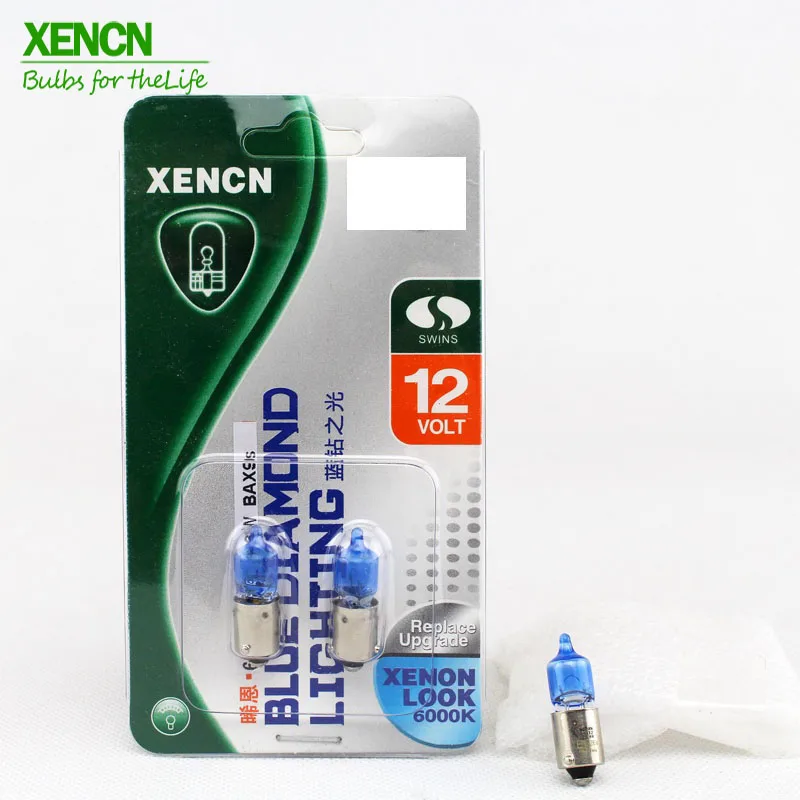 XENCN H6W 12V 6W 5300K Blue Diamond Light автомобильные предупреждающие лампы галогеновые мигалки