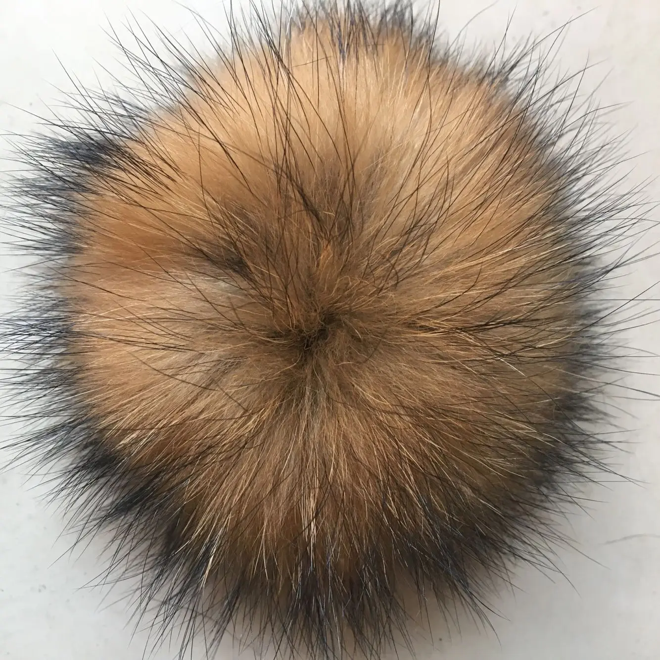 13-14cm raccoon DIY 14-15 см настоящие помпоны из лисьего меха большие роскошные меховые шарики для вязаные шапочки обувь и шарфы натуральный мех енота помпоны - Цвет: 13-14cm raccoon