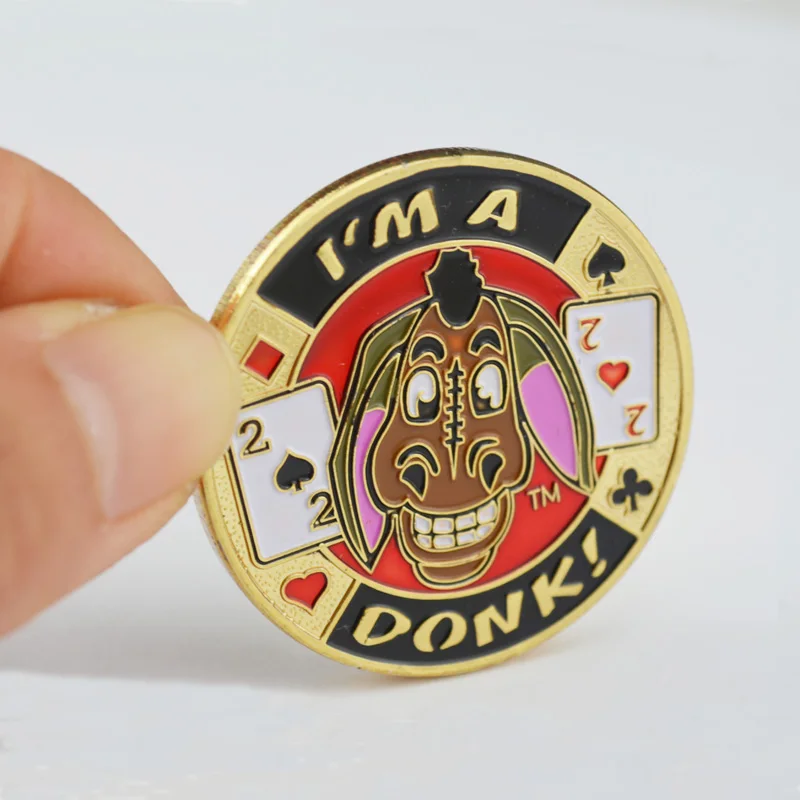 Металлическая монета Texas Hold'Em Poker Card Guard протектор Металлические Фишки для