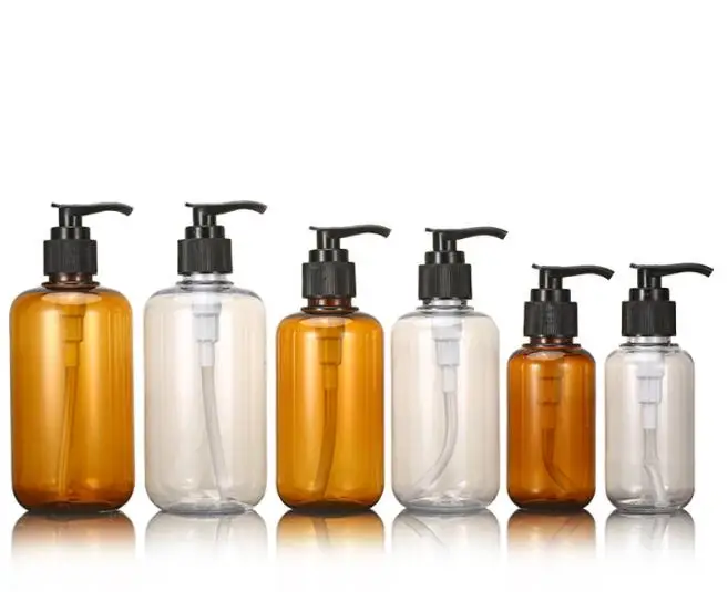 

10pcs/lot Bottle Refillable Protable 100ML 200ML 300ML Soap Shampoo Lotion Water Plastic Pressed Pump Spray Bottle