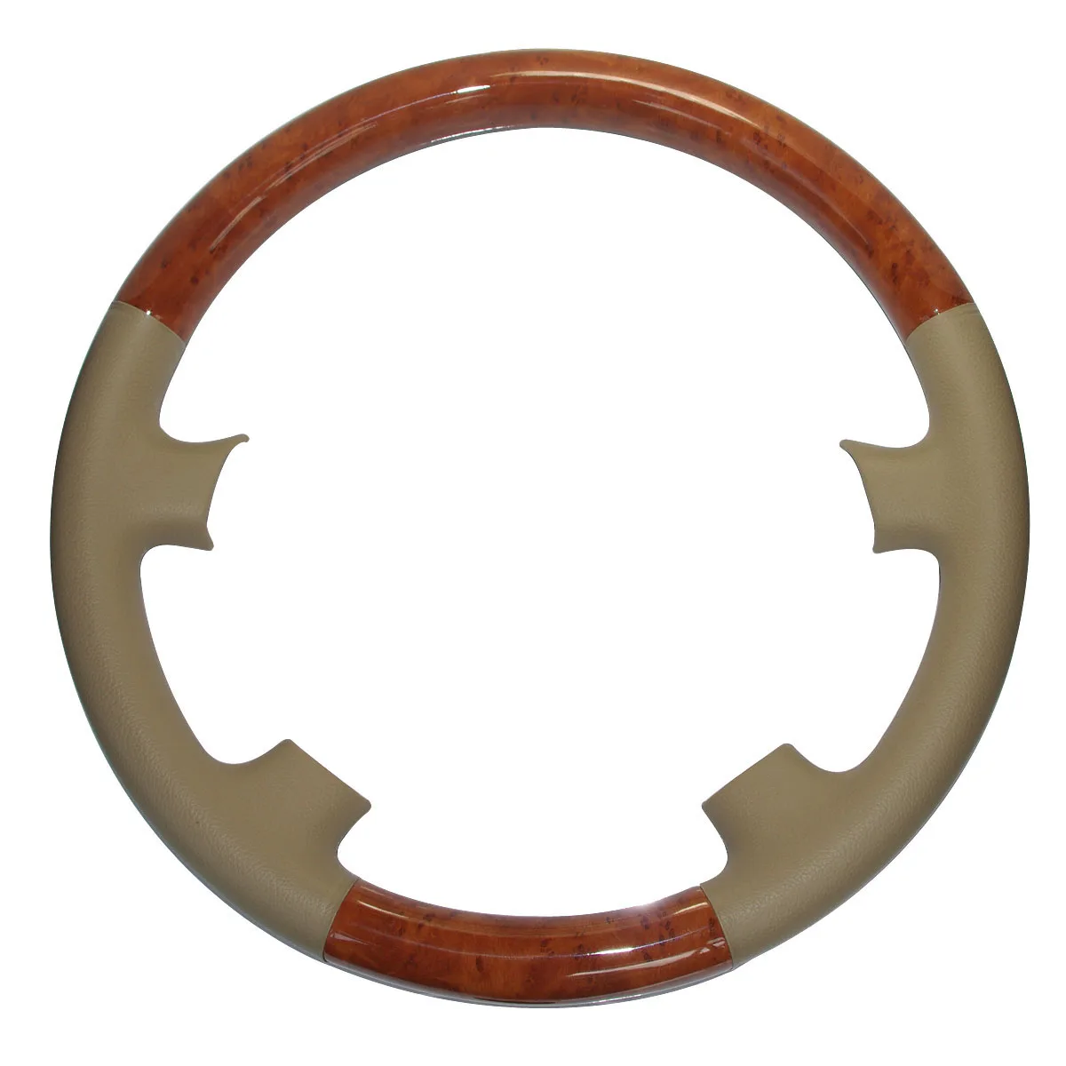 Чехол для руля из коричневой кожи Защитная крышка 03 07 Toyota Land Cruiser 100 FJ100 4700 Prado FJ120