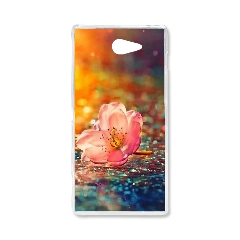 Q081 TAOYUNXI Мягкий чехол из ТПУ для sony Xperia M2 чехол s для sony M2 S50H D2303 D2305 D2306 dual D2302 4,8 дюймов гибкий чехол с рисунком "сделай сам" - Цвет: Q081