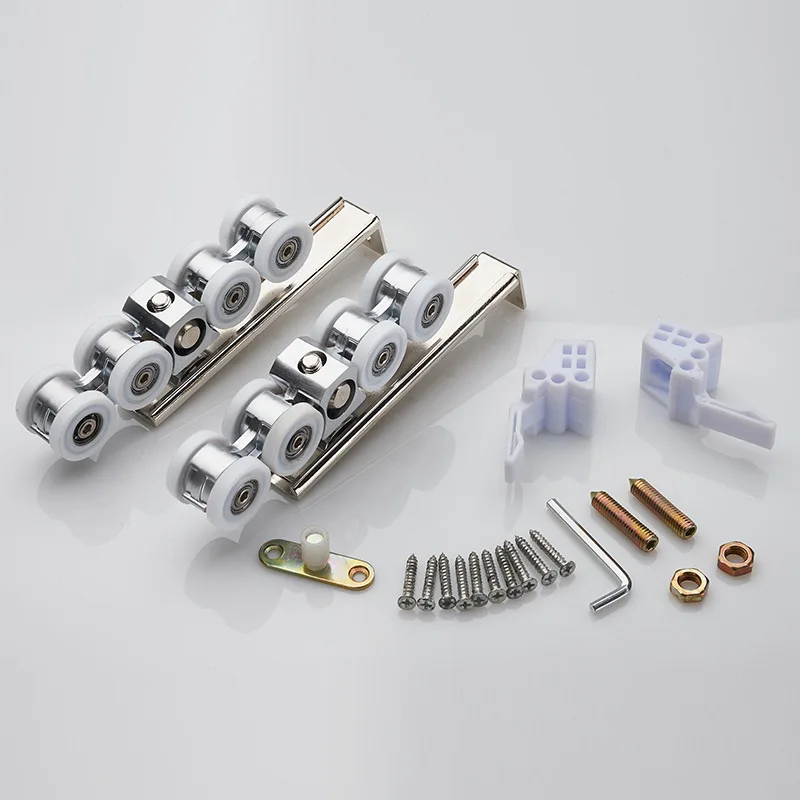 Автоматическая Чистка подвесное колесо раздвижная дверь подвесной шкив