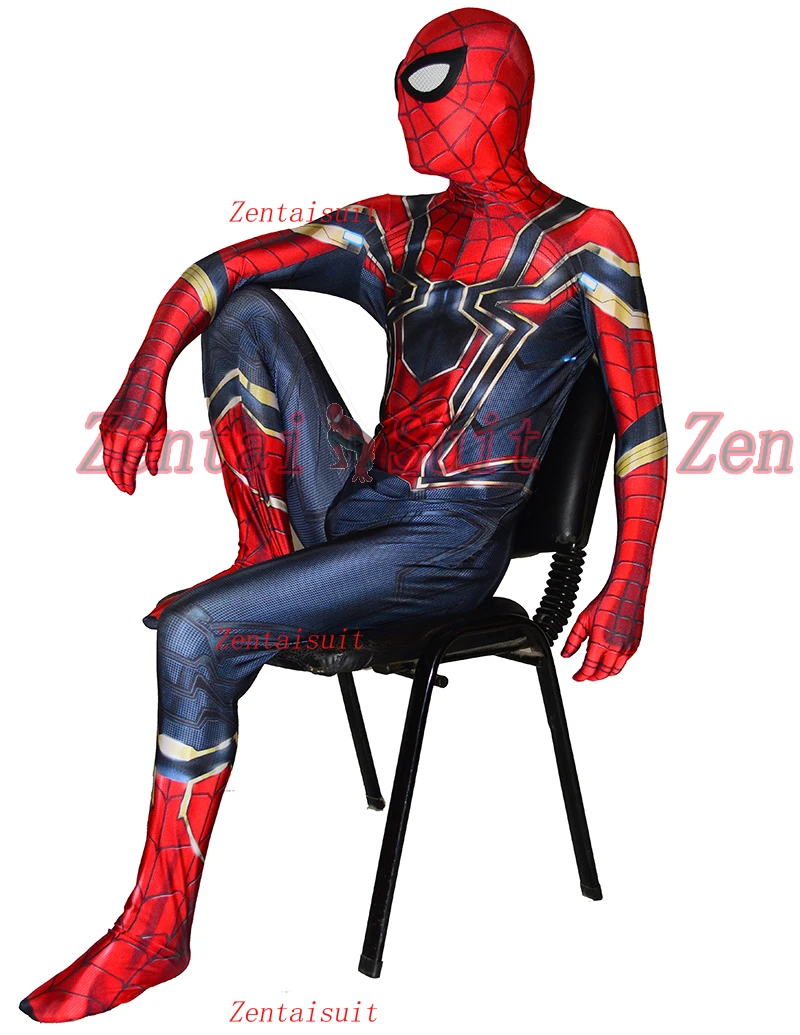 Костюм Человека паука Железный Человек паук MCU версия 3 Костюмы супергероя