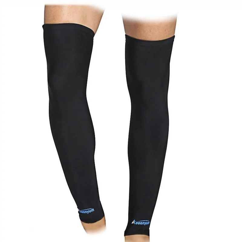 Leg Warmers Compression Knee Support Brace Cycling Bicycle Hiking Legwarmers Basketball Sport Leg Sleeve Legging for Men Women