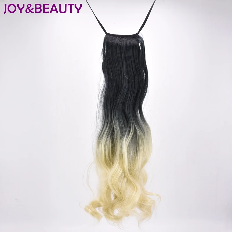 JOY& BEAUTY, смешанные цвета, синтетические волосы, длинные волнистые когти, хвосты, 22 дюйма, конский хвост, конский хвост, термостойкий парик для женщин