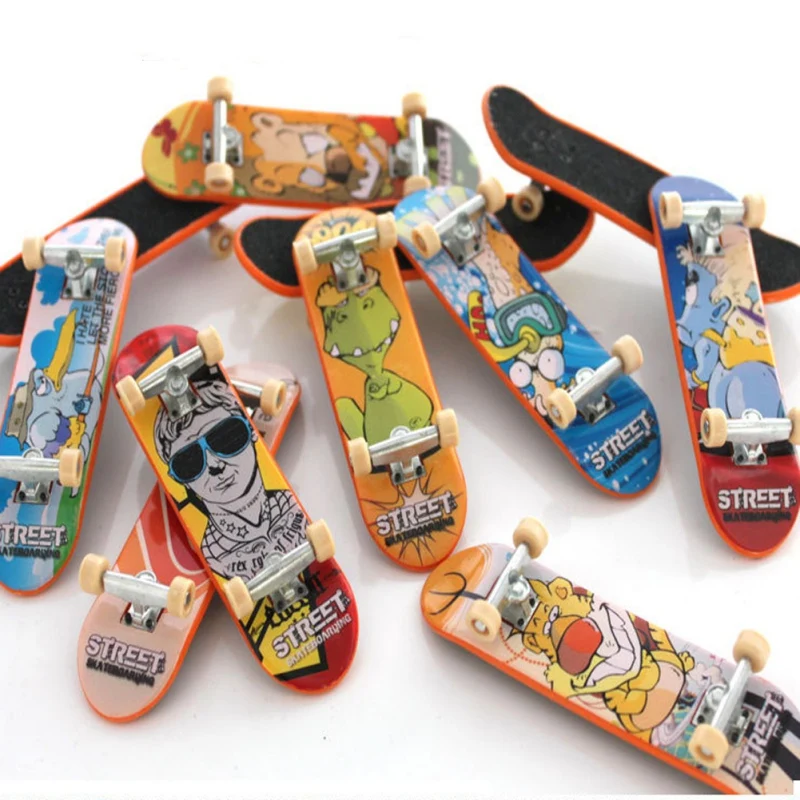 Забавные игрушки милые вечерние детские мини-пальцевые доски сплав