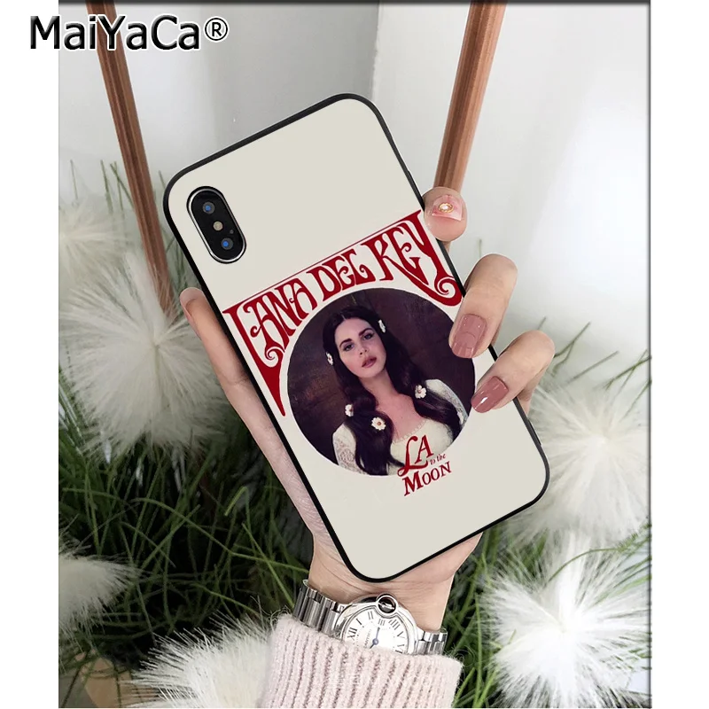 Высококачественный чехол для телефона MaiYaCa Singer lana del rey iPhone 5 5Sx 6 7 7plus 8 8Plus X XS MAX XR |