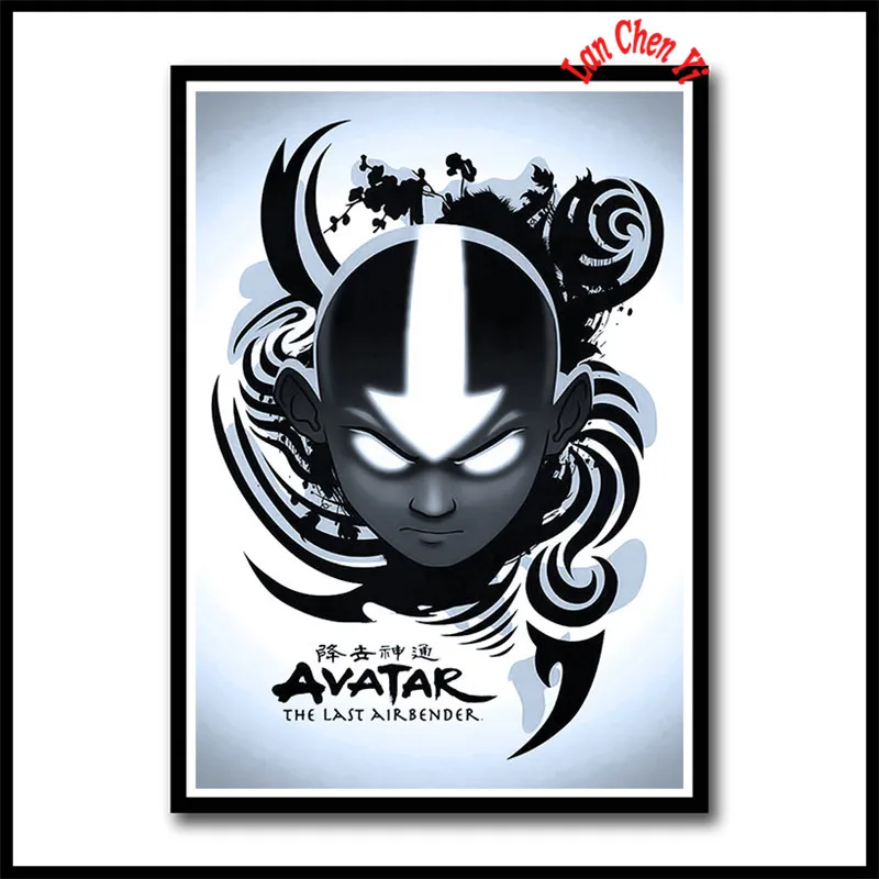 Аватар Последний Airbender белая бумага с покрытием плакаты фотографии для украшения комнаты дома Бескаркасный плакат