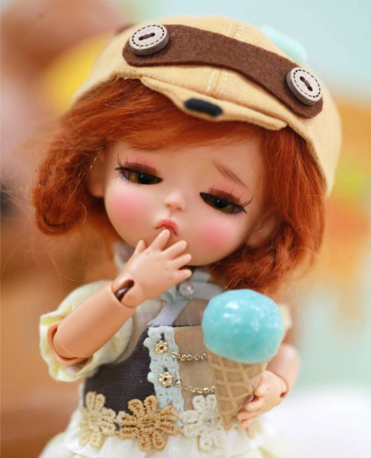 GaoshunBJD 1/8 полусонная G.Belle желтая кукла форма для тела из смолы Модный милый подарок