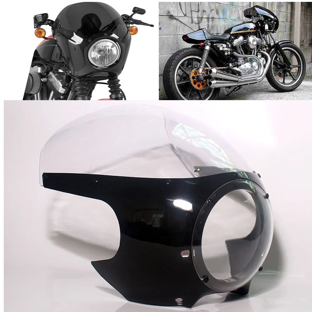 

Лобовое стекло для мотоцикла, 5 дюймов, 3/4 дюйма, для Harley Custom Sportster Dyna