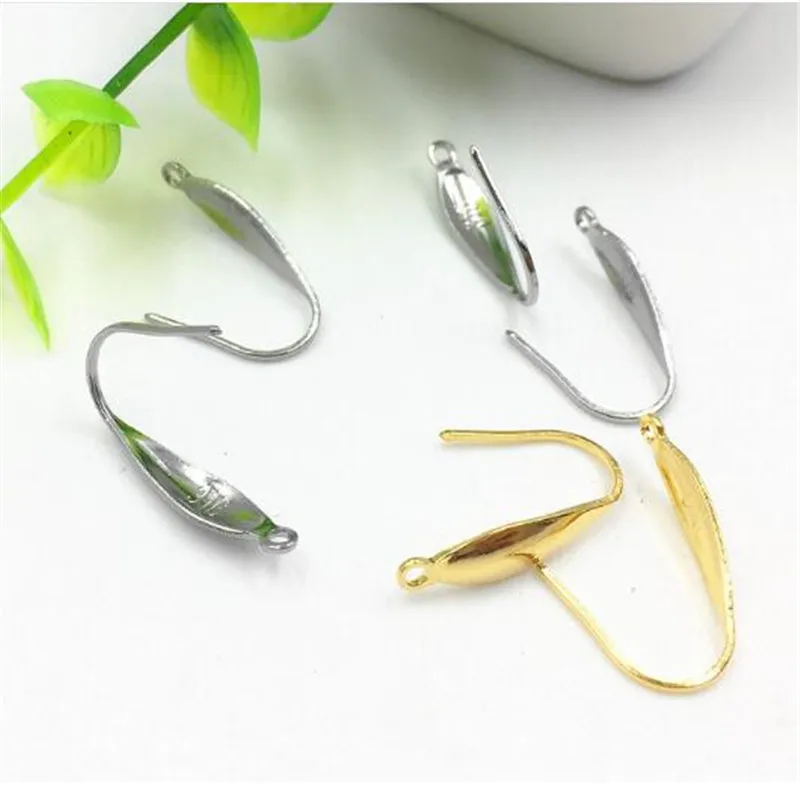 20pcs10X20mm французские крючки для сережек проволочные настройки основа стальной