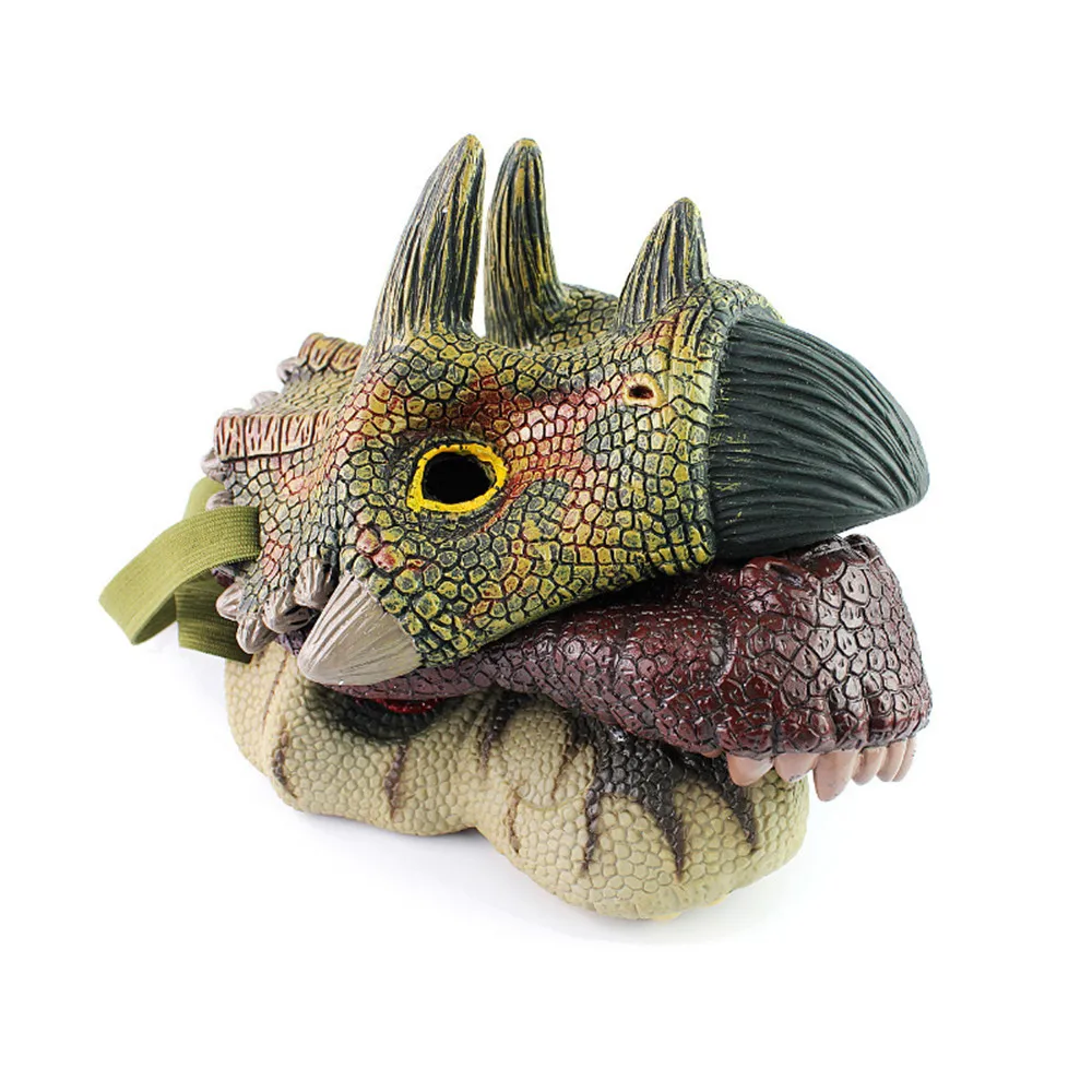 Маска динозавра на Хэллоуин, мир Юрского периода, модель, страшная маска T-Rex, игрушка для мальчиков, подарок для взрослых, карнавальный костюм, Вечерние Маски