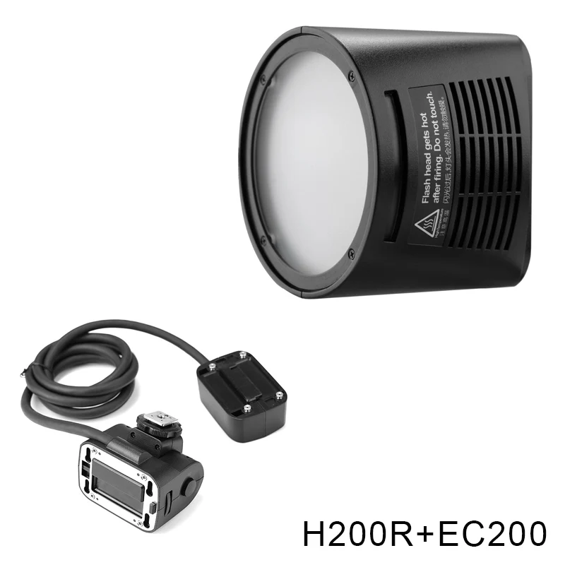Godox AD200 V1 PRO Glash аксессуар WITSTRO H200R круглая головка вспышки и EC-200 Удлиняющая головка AK-R1 отражатель цветовой температуры