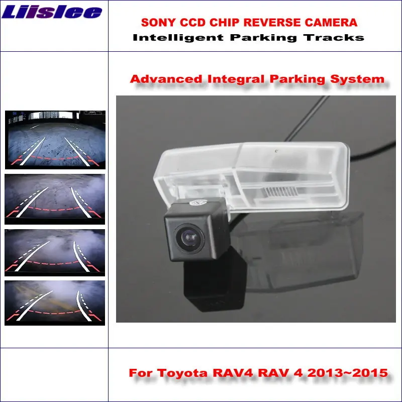 

Liislee Intelligentized камера заднего хода для Toyota RAV4 RAV 4 2013 ~ 2015 задняя/580 ТВ линии динамические направляющие треки