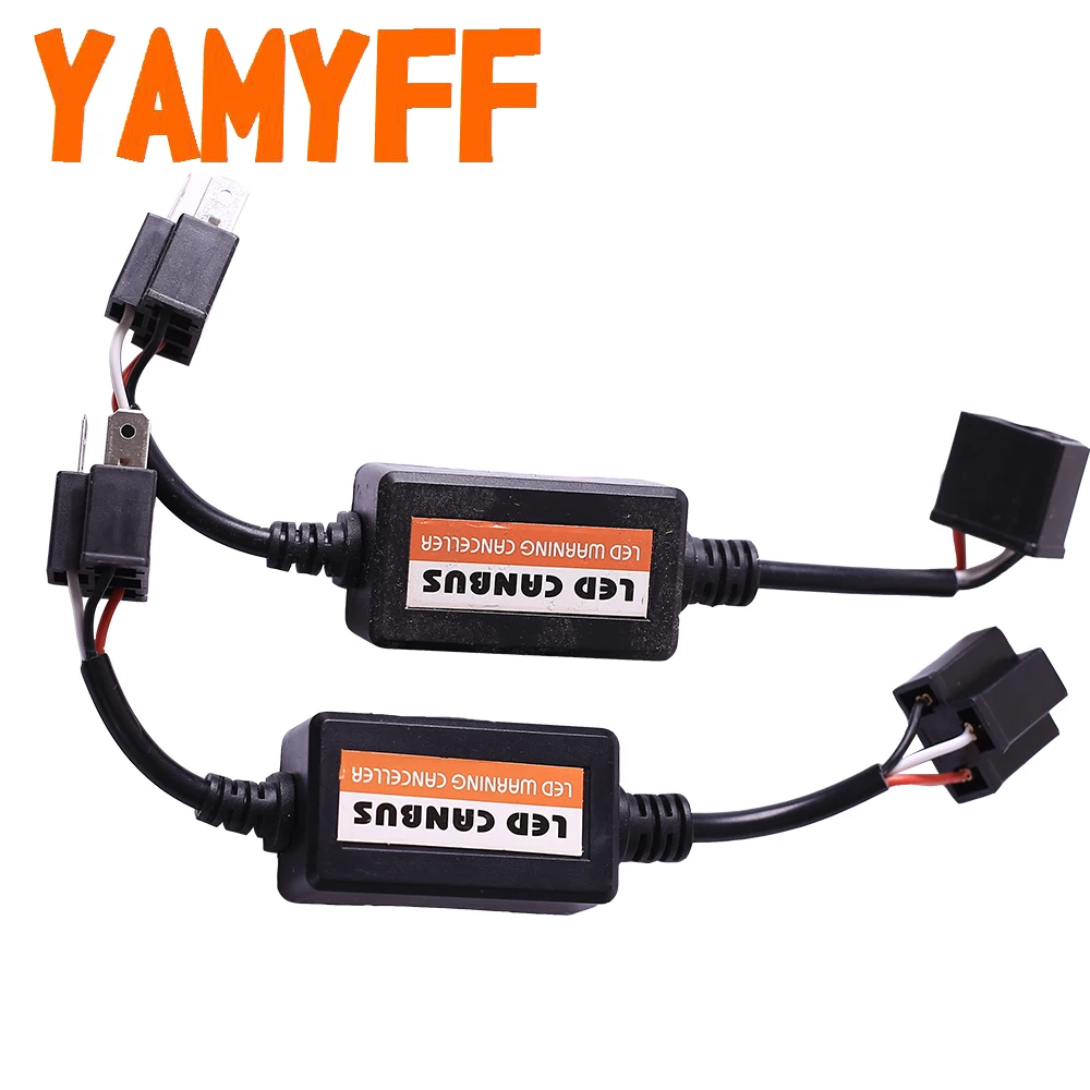 Автомобильный светильник YAMYFF H4 светодиодный H7 CANBUS декодер Canceller H1 H11 H3 9005 9006