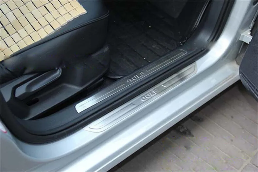Для GOLF 7 MK7 5 дверная 13 18 8 шт Накладка на порог для двери|Буксиры и подвесные