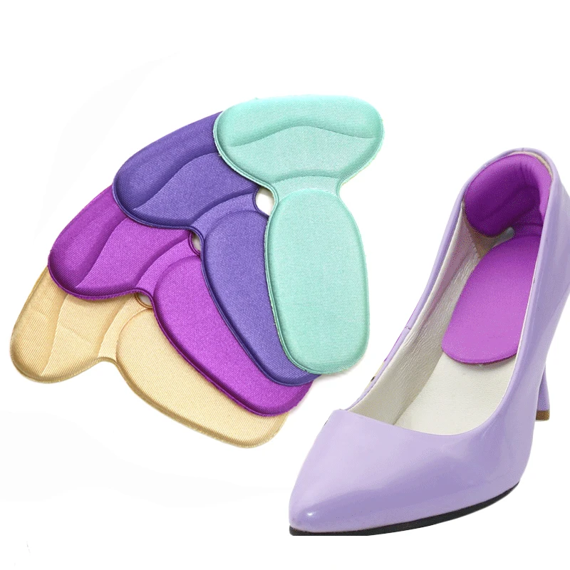 1 pair high heel shoes pad super soft insoles Comfortable Silicone Gel Heel Cushion Protector Feet Care | Красота и здоровье