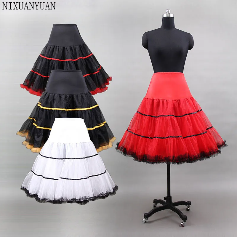 Нижняя юбка Crinolines короткая женская винтажная Свадебная мини для невесты