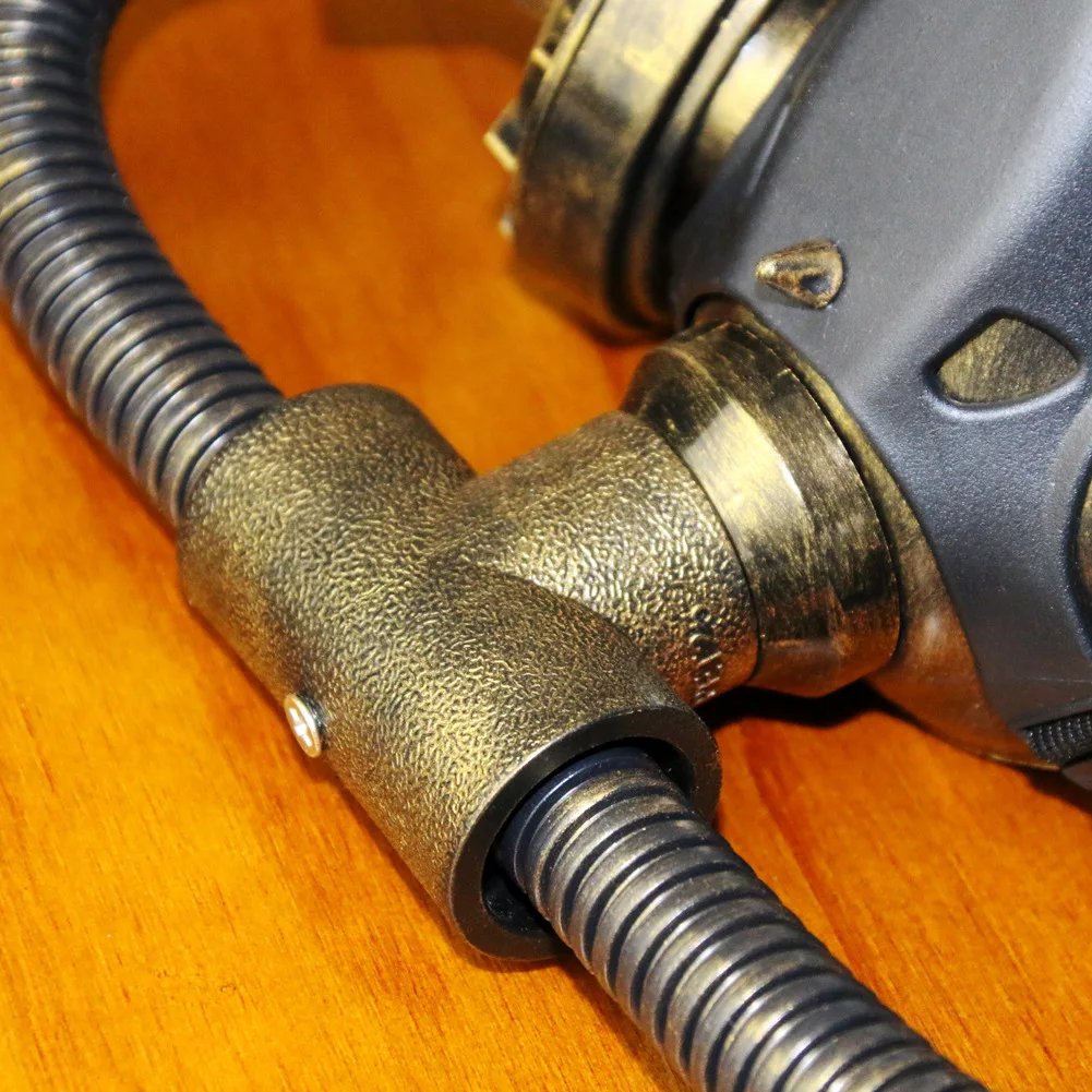 Ретро Бронзовая/черная металлическая резиновая и пластиковая Маскарадная маска