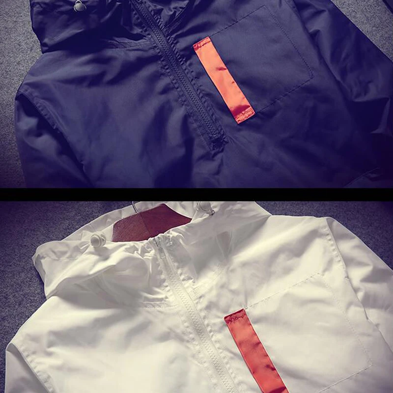 Мужские куртки с капюшоном водонепроницаемые на весну 2020 большие размеры M 5XL|men