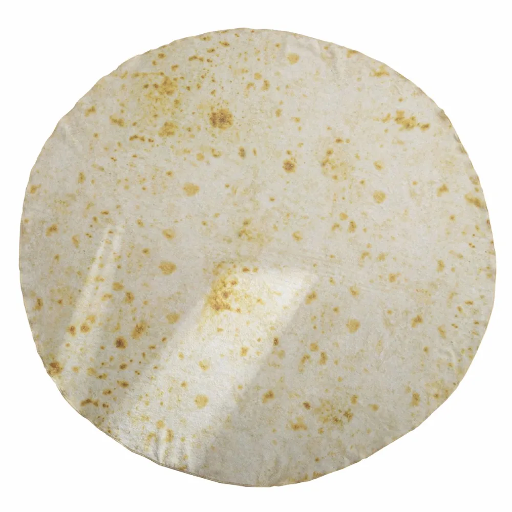 Новинка одеяло Burrito круглое для кровати тортильа плед на диван детское покрывало