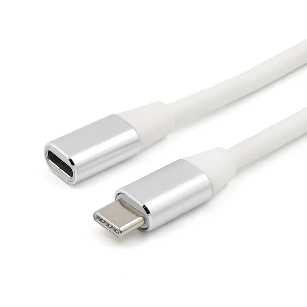 1 метр usb type C кабель-удлинитель USB 3,1 USB-C Штекерный к женскому удлиняющий провод удлинитель шнур соединитель док-станция