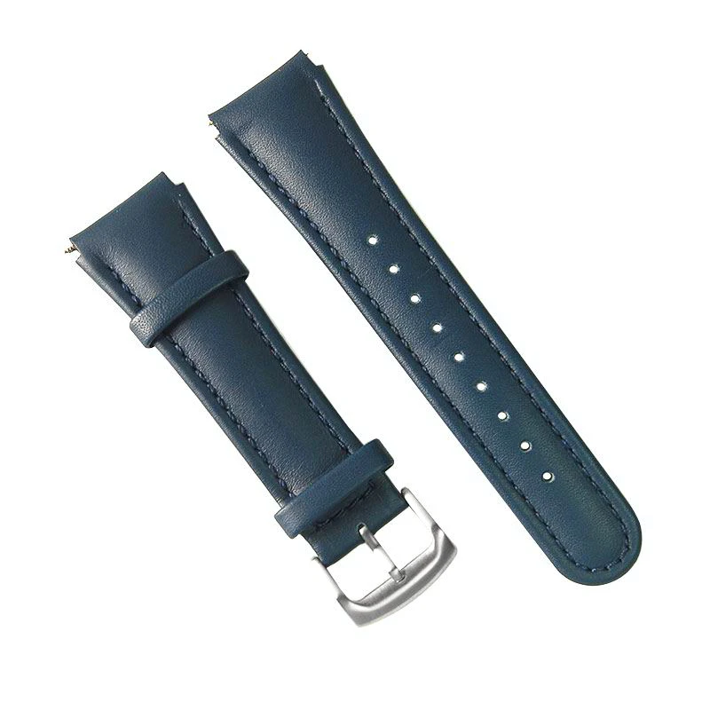 Сменный кожаный ремешок для Citizen 23 мм AT8020-03L H800-S081165 с синими ангелами | Наручные