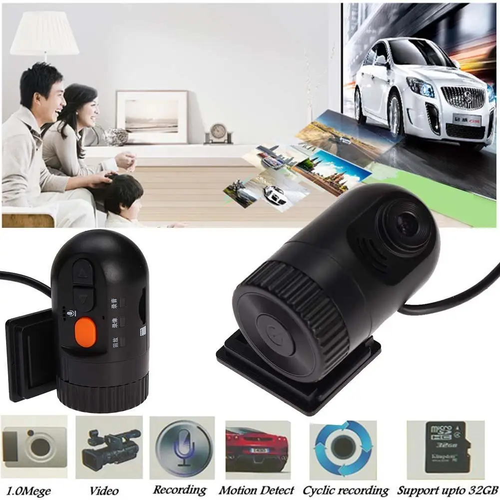 Маленькая Мини Пуля Автомобильный видеорегистратор Автомобильная камера