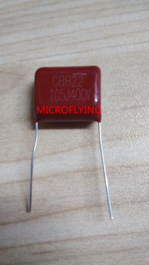 

Микролетающий конденсатор CBB 105 400V 105J мкФ 1000nF P15 CBB21, металлизированный полипропиленовый пленочный конденсатор, 30 шт.