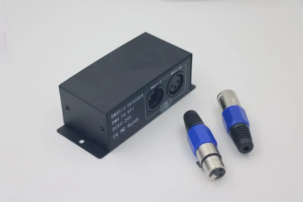 Светодиодный декодер DMX цифровой дисплей 5 24 В постоянного тока контроллер RGB DMX512