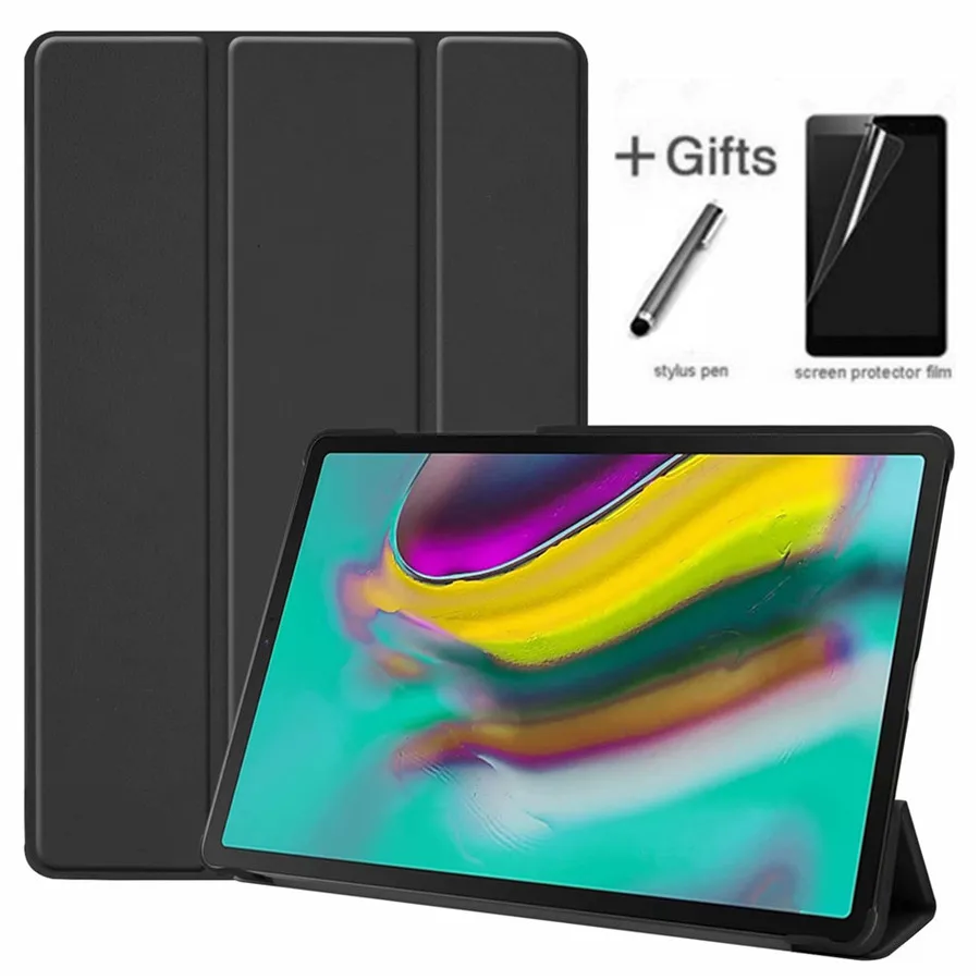 Тонкий чехол книжка Tab S5e 10 5 2019 T720 легкий с подставкой Жесткий Чехол для Samsung Galaxy
