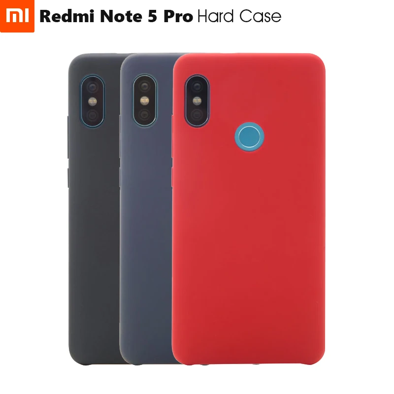Официальный Xiaomi Redmi Note 5 Pro Жесткий Чехол | PC+ лак+ Микро волокно | жесткая снаружи мягкая внутри