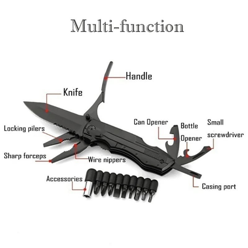 Многофункциональные карманные плоскогубцы многофункциональные складные ножи