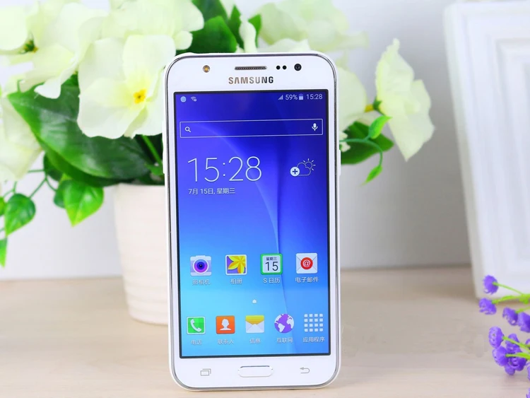Мобильный телефон samsung Galaxy J5 J500F, разблокированный экран 5,0 дюйма, четырехъядерный процессор, 1,5 Гб ОЗУ, 16 Гб ПЗУ, отремонтированный