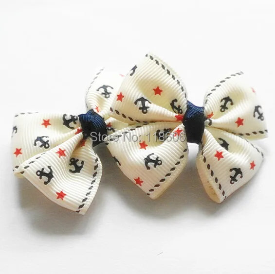 400 шт якорь лук заколки для волос крем бесплатная доставка | Аксессуары одежды