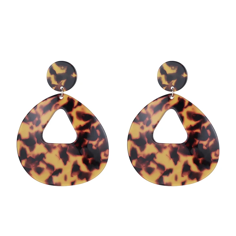 Женские леопардовые серьги-подвески в виде черепаховой черепахи | Украшения и